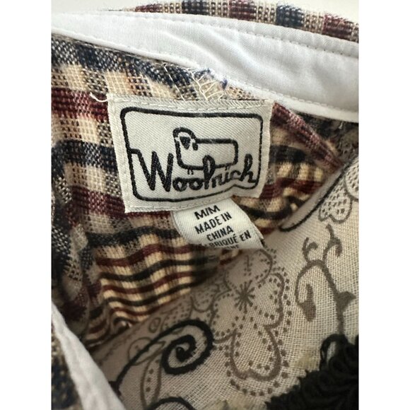 WOOLRICH Women's Light Weight Plaid Shirt Jacket Size Medium - Picture 8 of 8